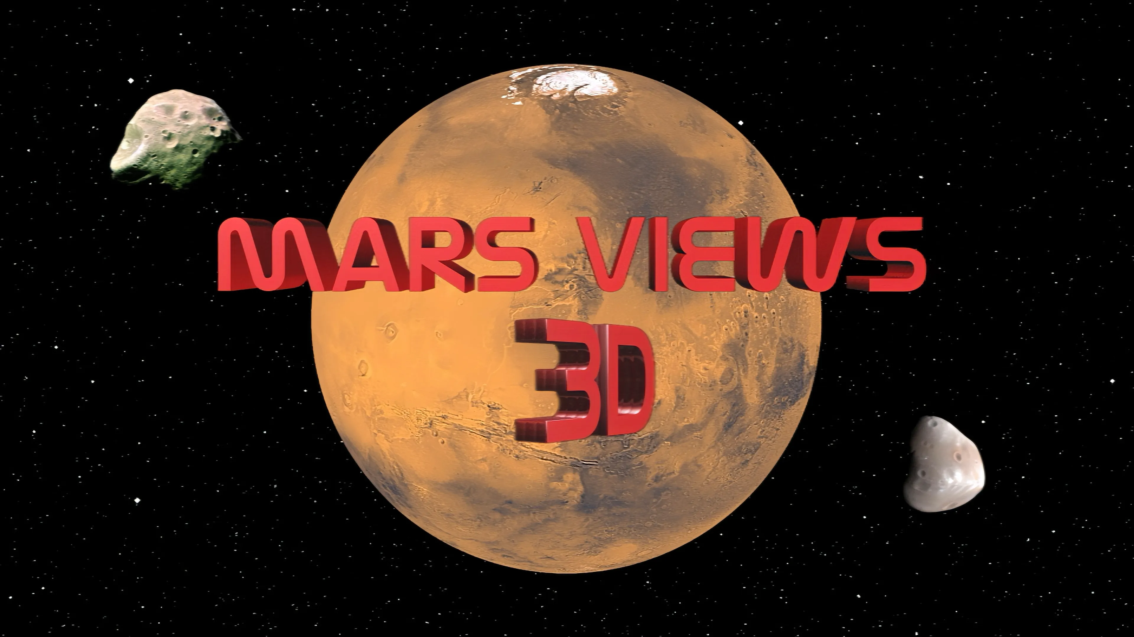 Mars Views 3D poster